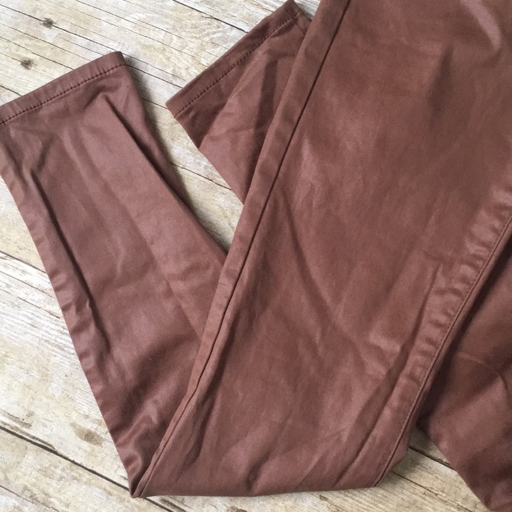 AEO Brown Stretch Jeggings Size 00 - Picture 3 of 7